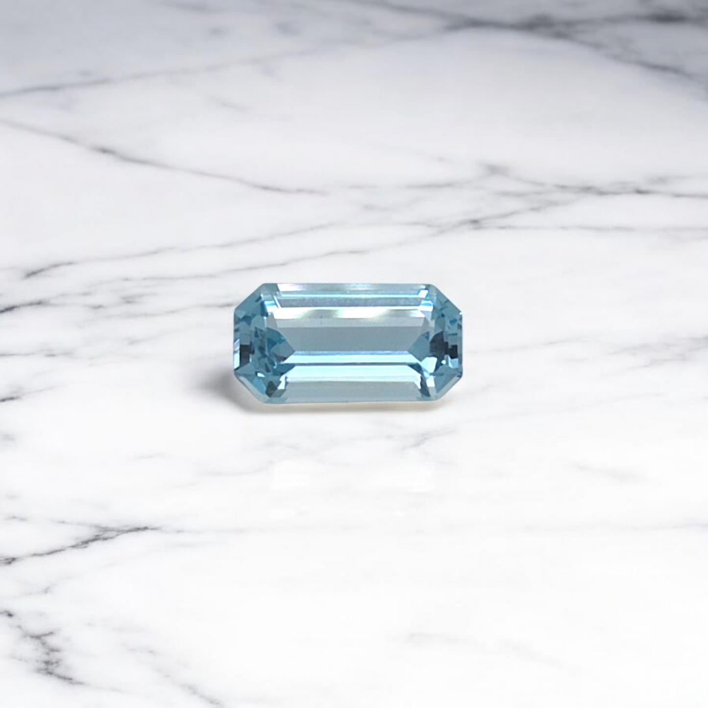 2.84ct Aquamarine Emerald Cut