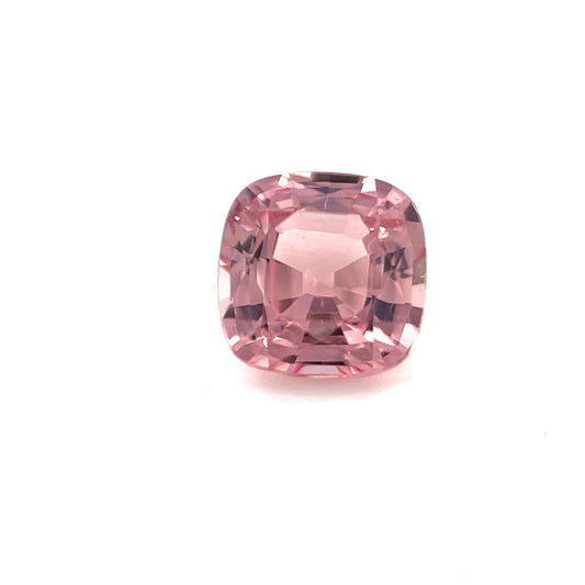 0.92ct Cushion-Cut Malaya Garnet – Petite Blush Pink Gemstone