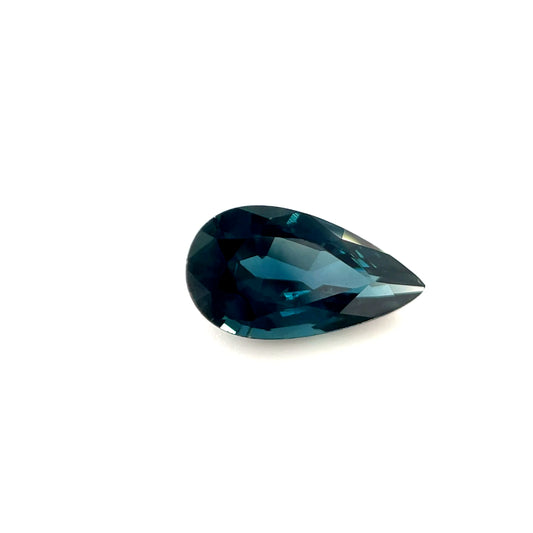 1.46ct Australian Sapphire Teal Pear Cut