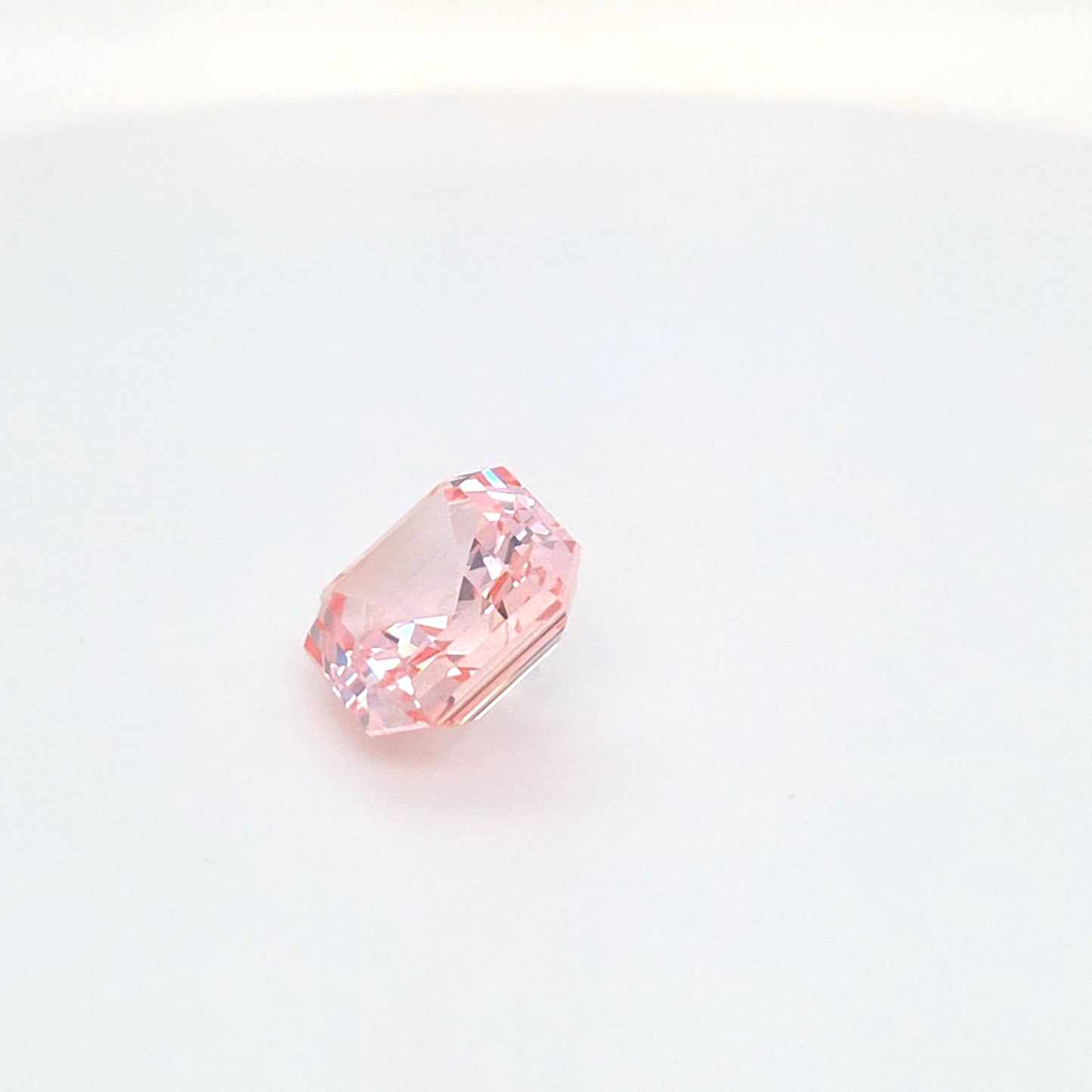 11ct Hydrothermal Morganite Asscher Cut
