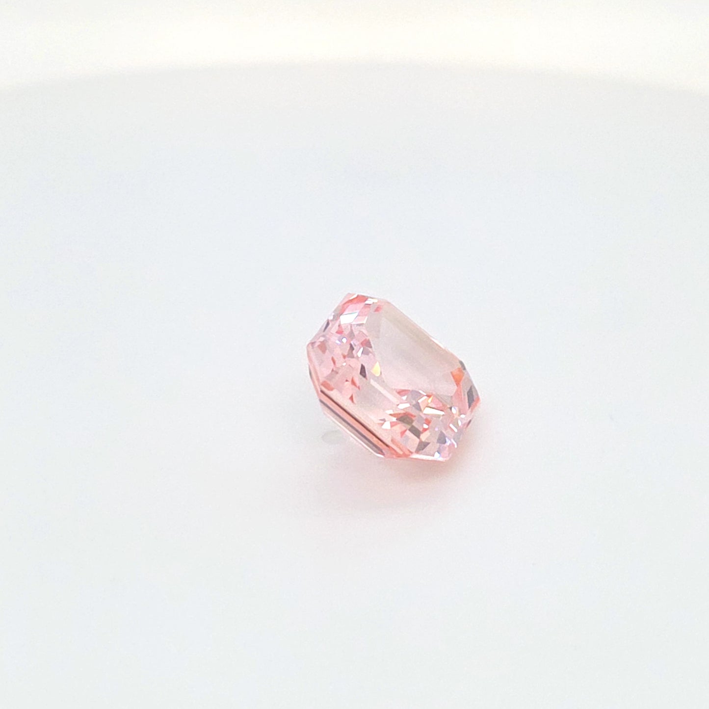 11ct Hydrothermal Morganite Asscher Cut