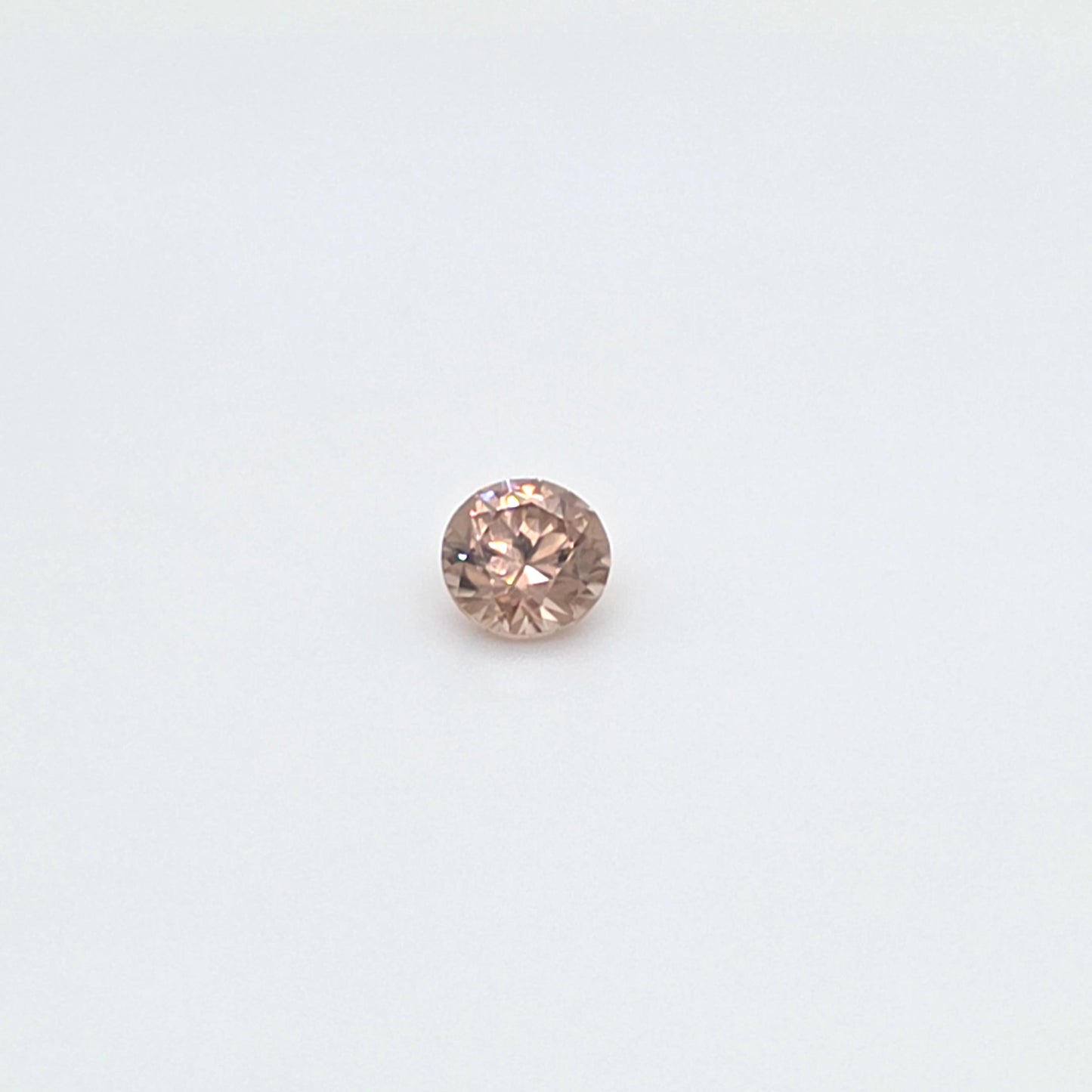 1.05ct Australian Zircon Champagne Round Cut