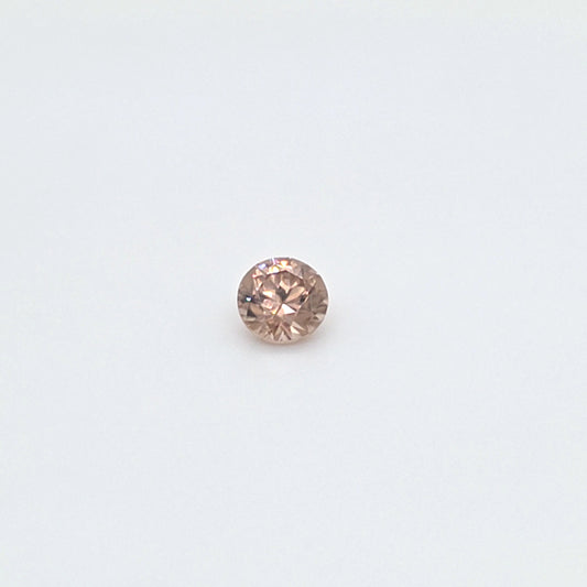 1.05ct Australian Zircon Champagne Round Cut
