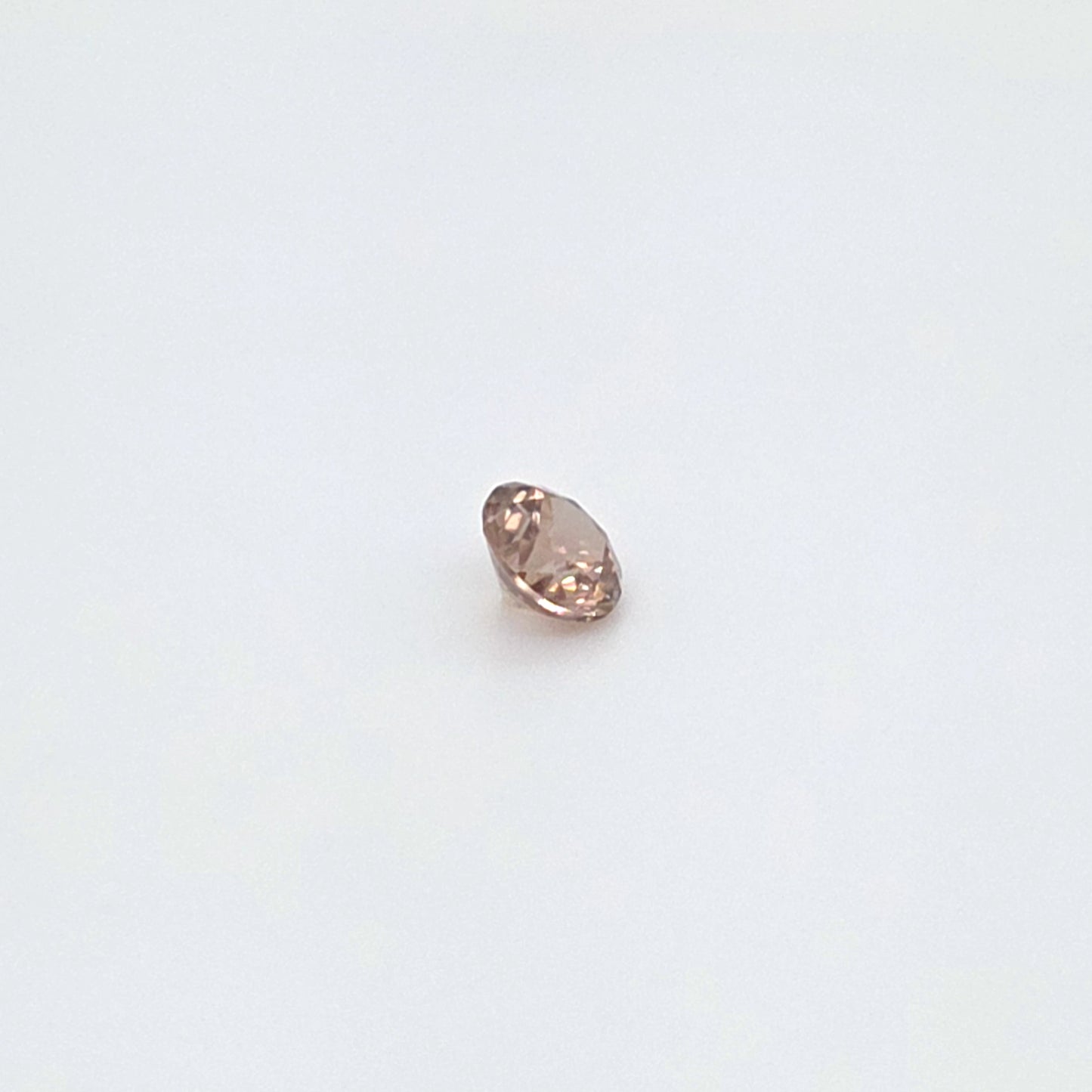1.05ct Australian Zircon Champagne Round Cut