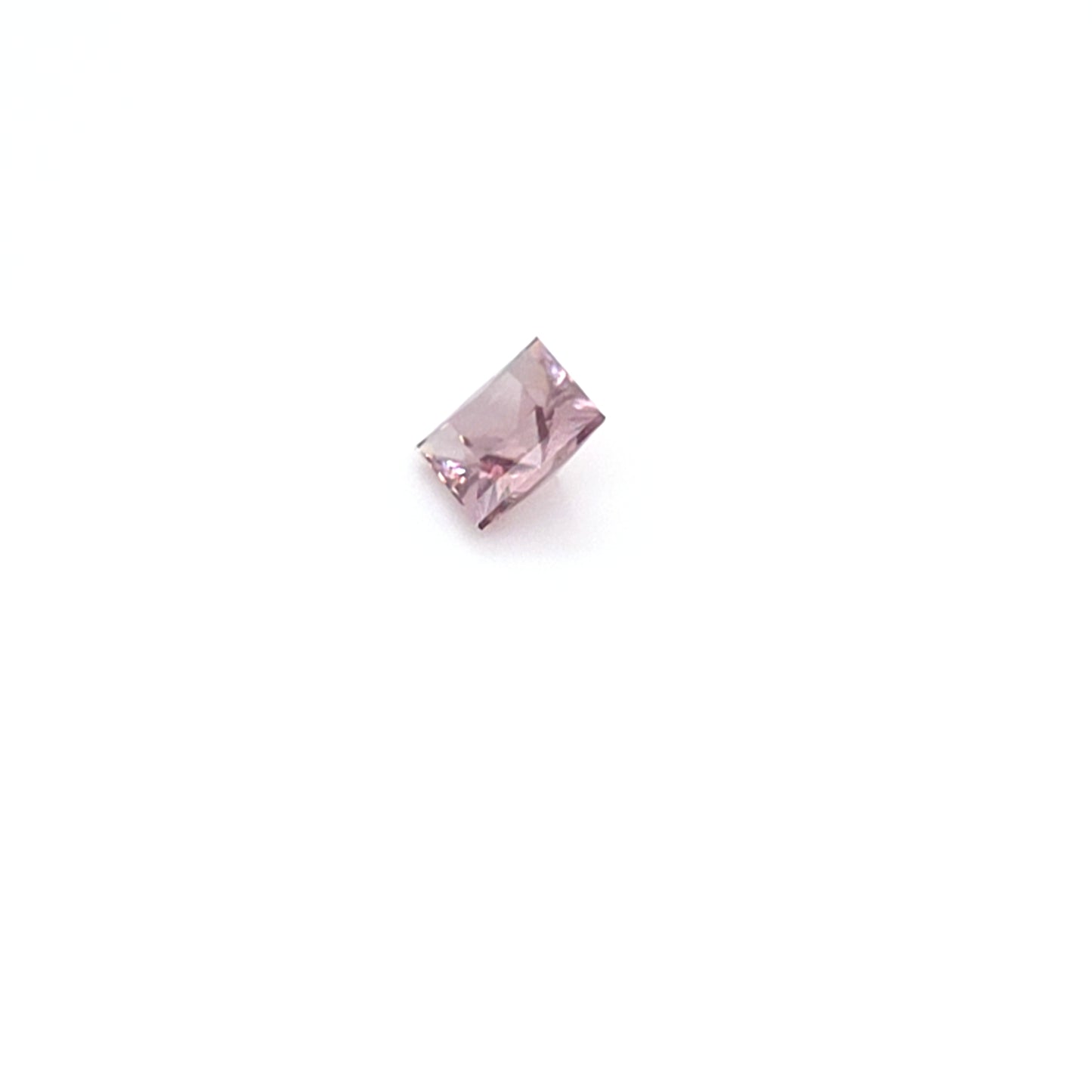 1.62 ct Australian Zircon Pink Square Cut