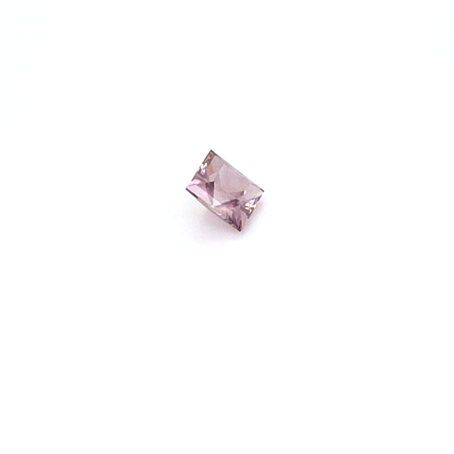 1.62 ct Australian Zircon Pink Square Cut