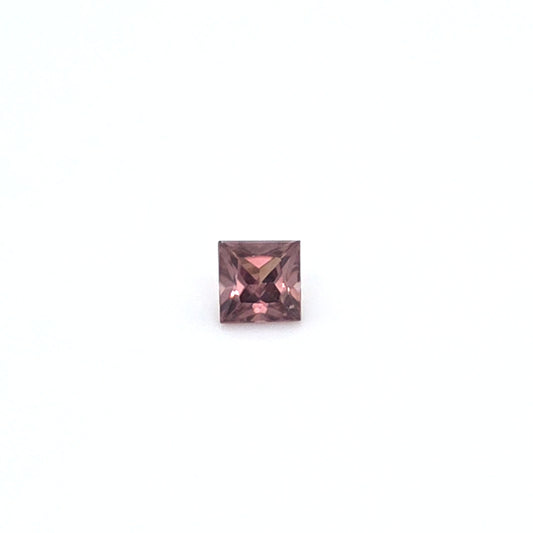 1.76 ct Australian Zircon Pink Square Cut