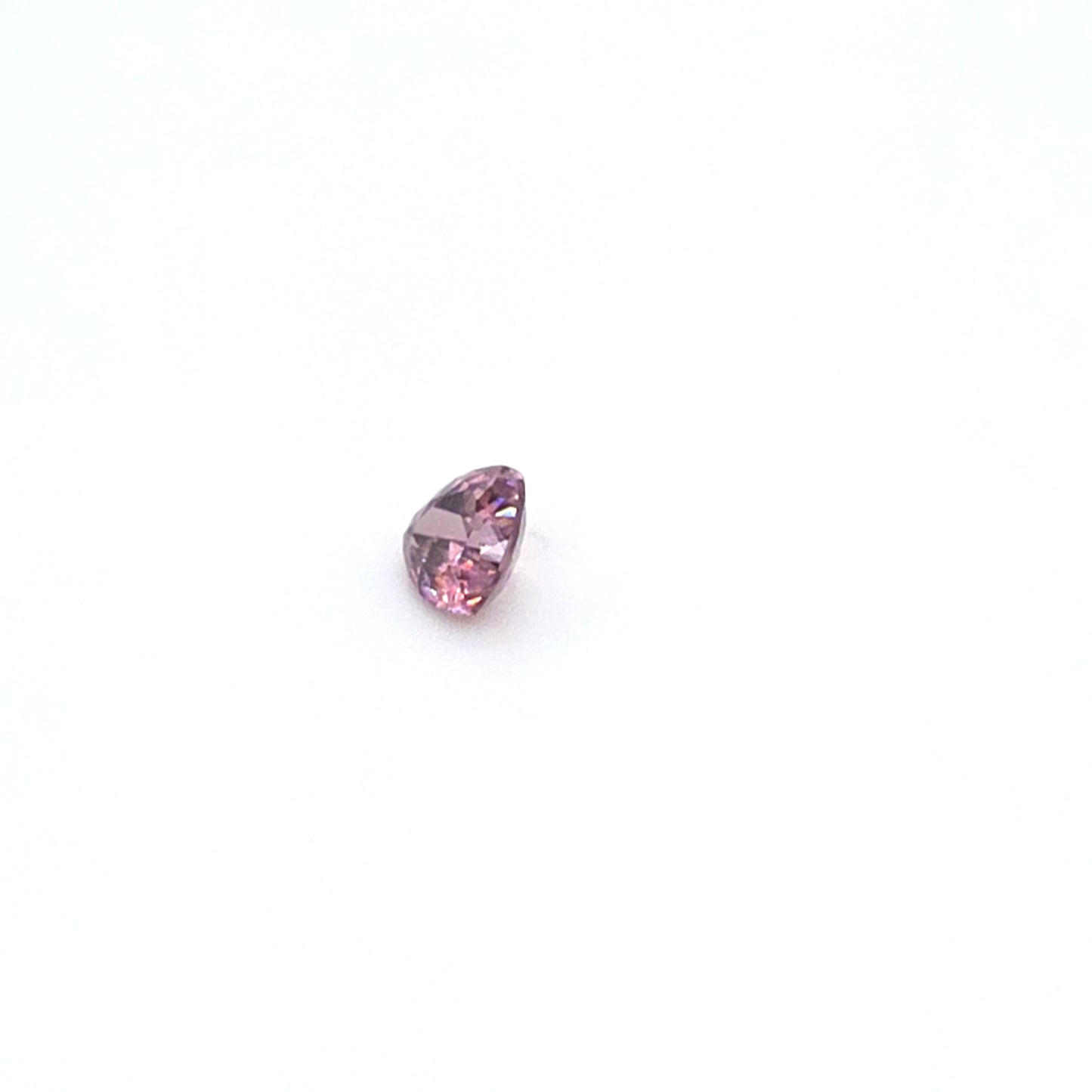 1.10ct Australian Zircon Pink Trillion Cut
