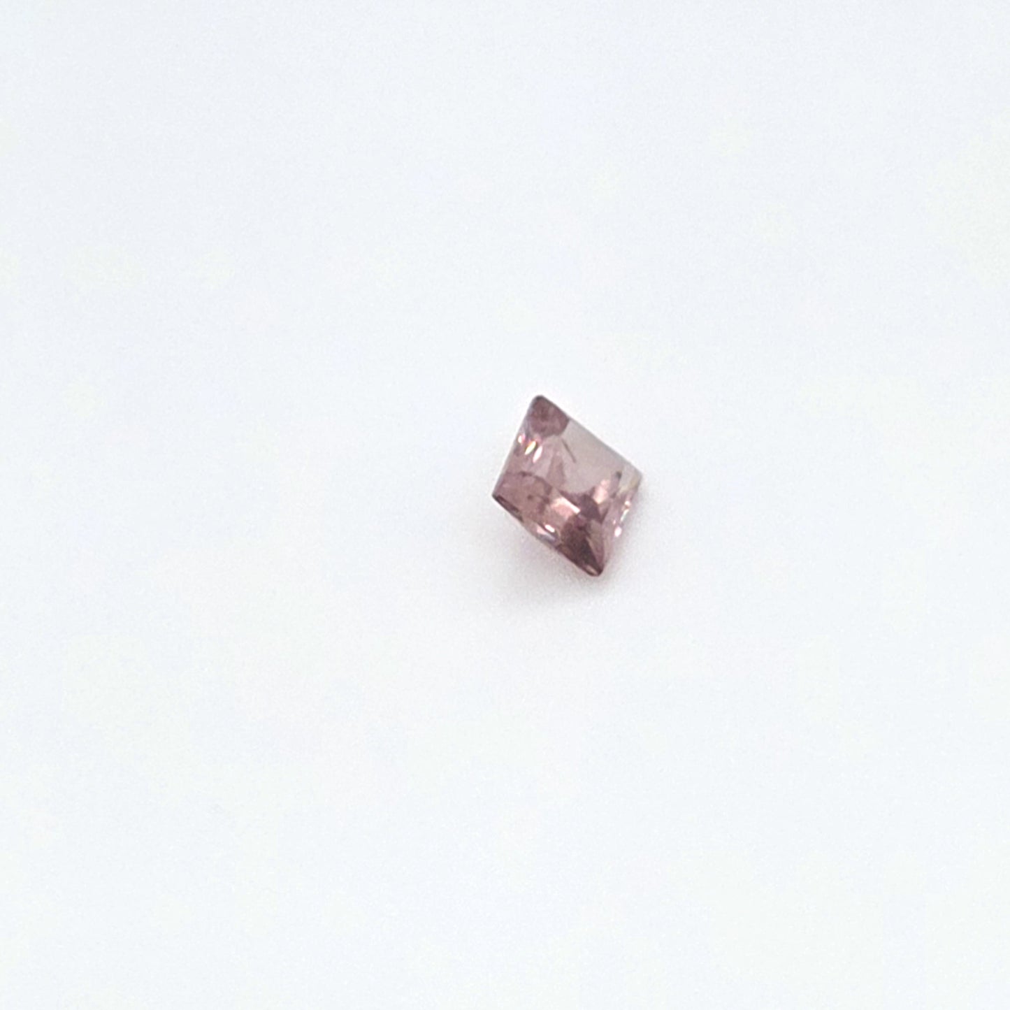 2.12 ct Australian Zircon Pink Square Cut