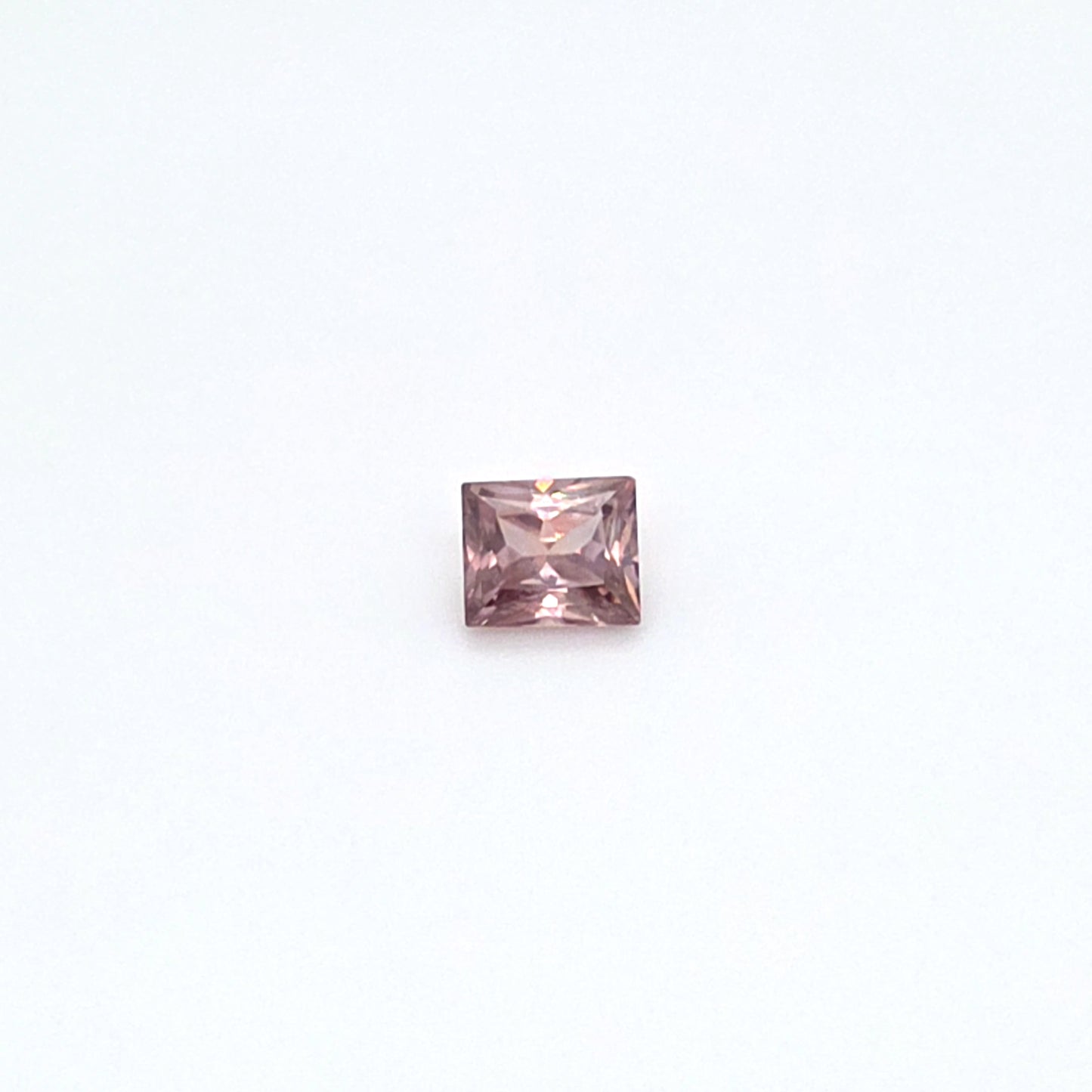 2.12 ct Australian Zircon Pink Square Cut
