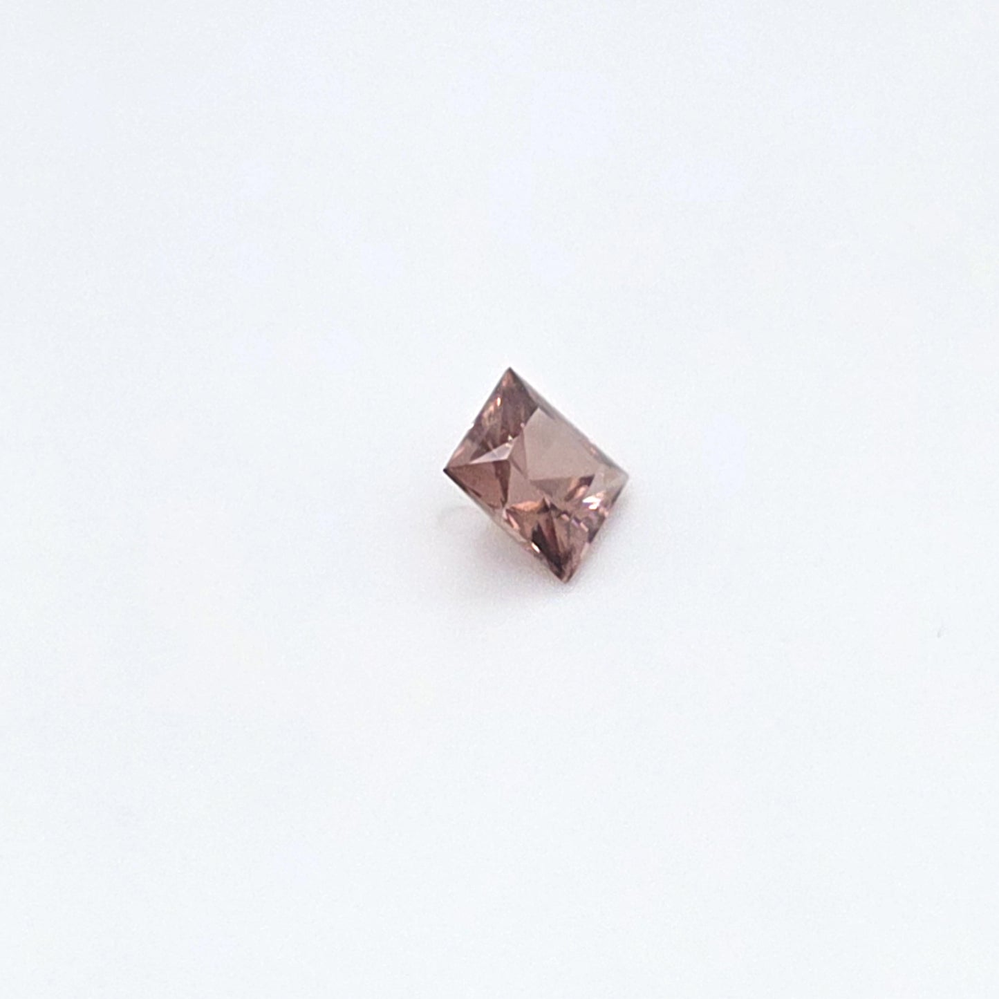 2.37 ct Australian Zircon Pink Square Cut
