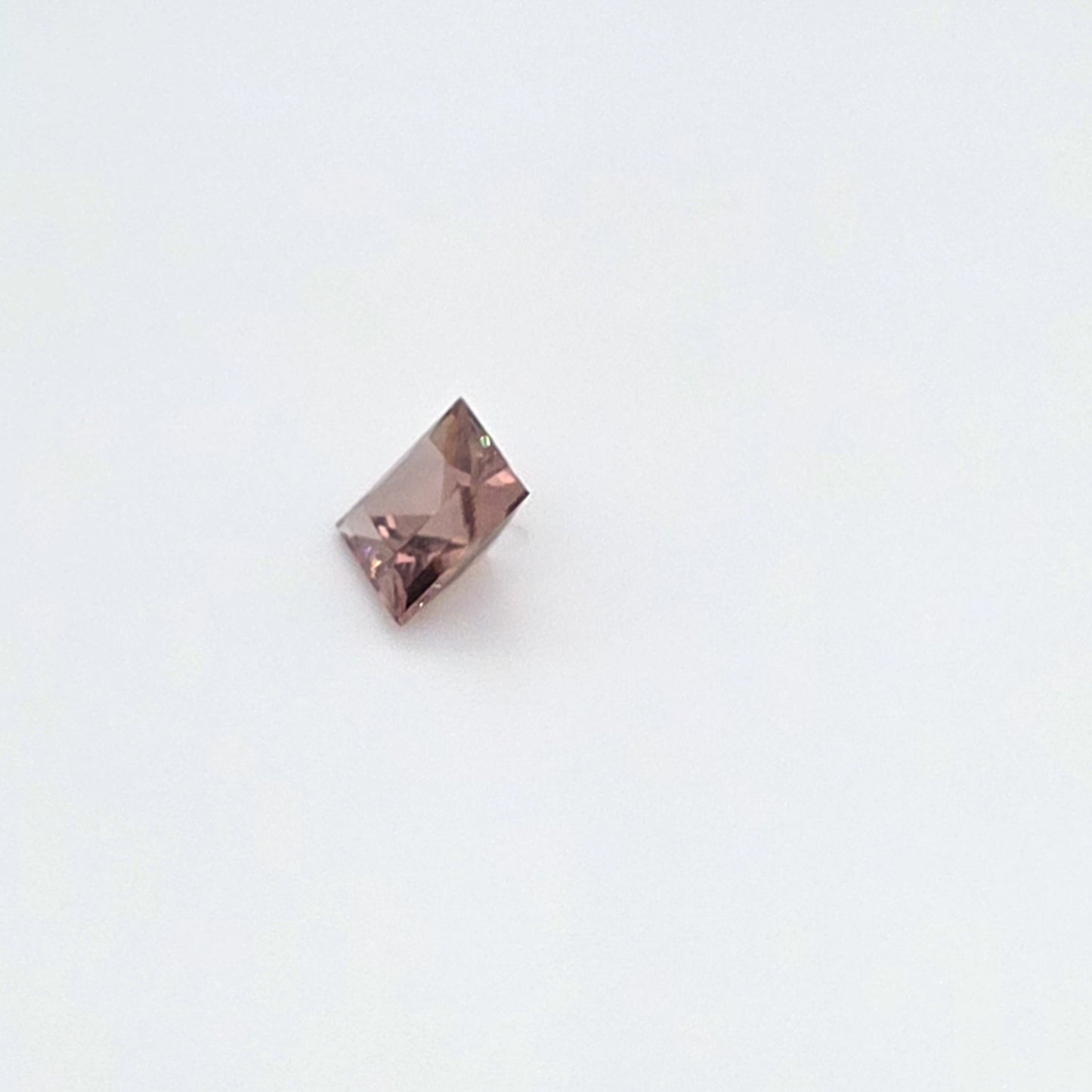 2.37 ct Australian Zircon Pink Square Cut