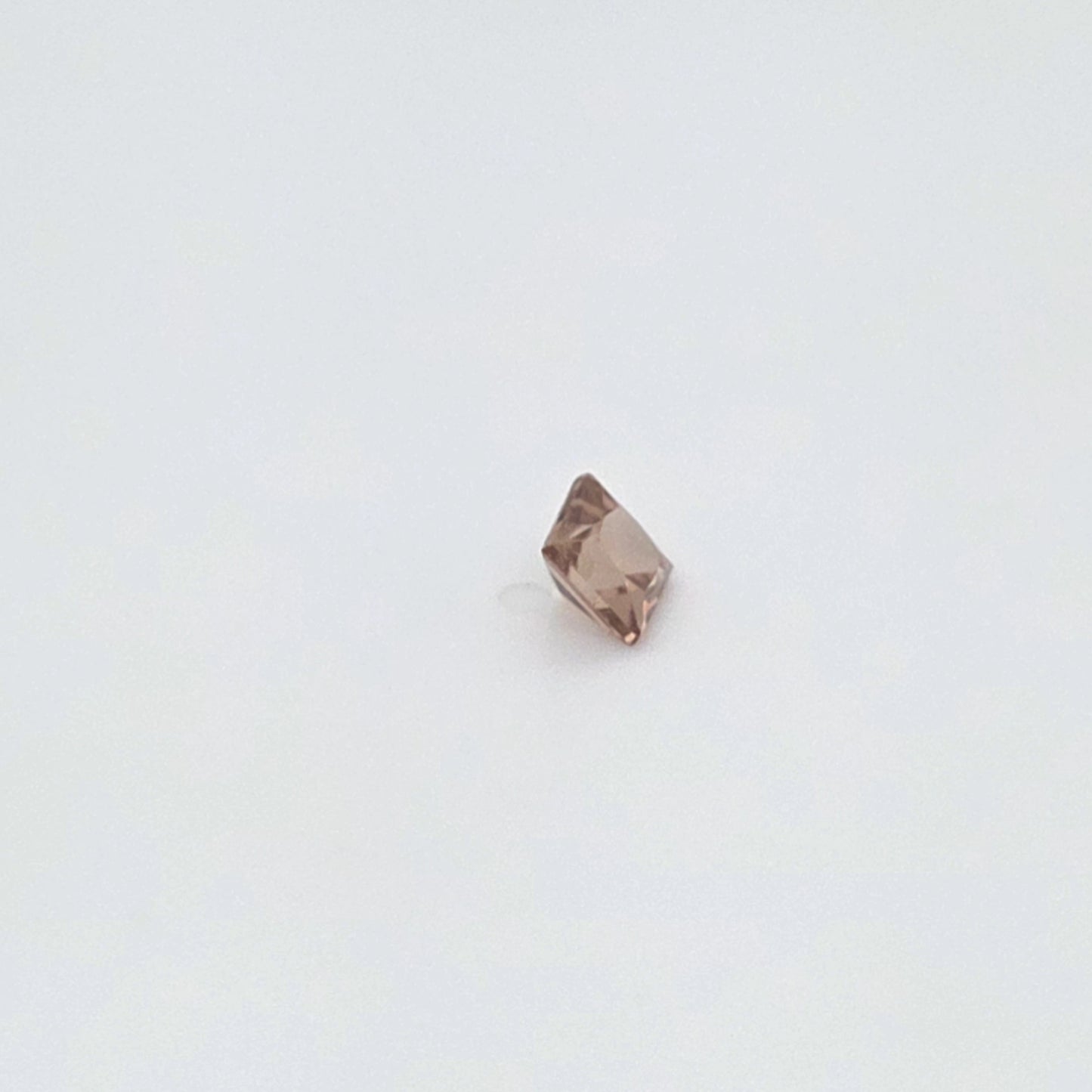 1.04 ct Australian Zircon Champagne Square Cut