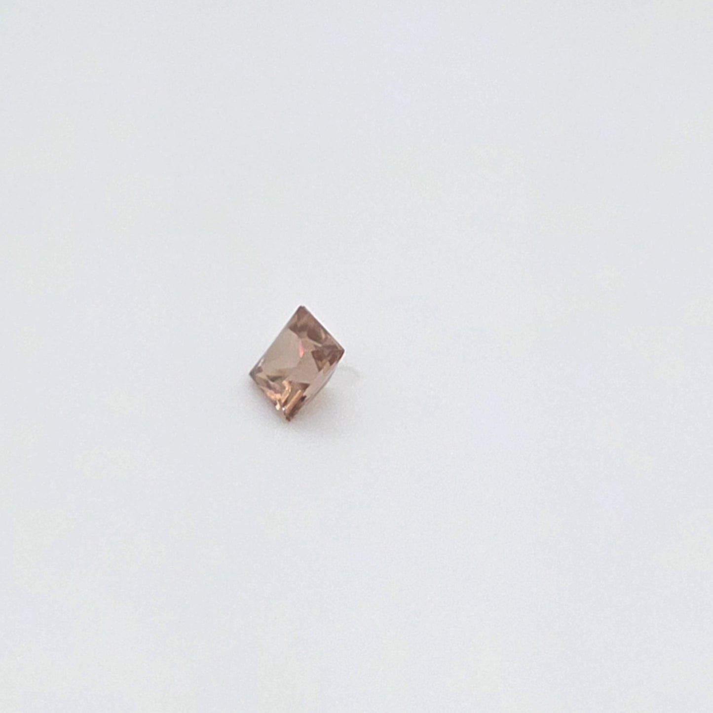 1.04 ct Australian Zircon Champagne Square Cut