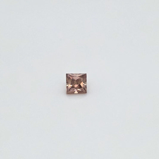 1.14 ct Australian Zircon Champagne Square Cut