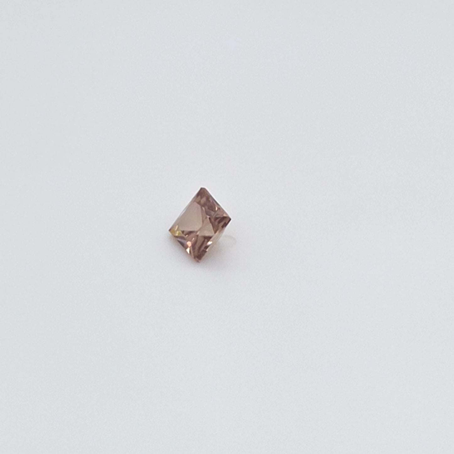 1.14 ct Australian Zircon Champagne Square Cut