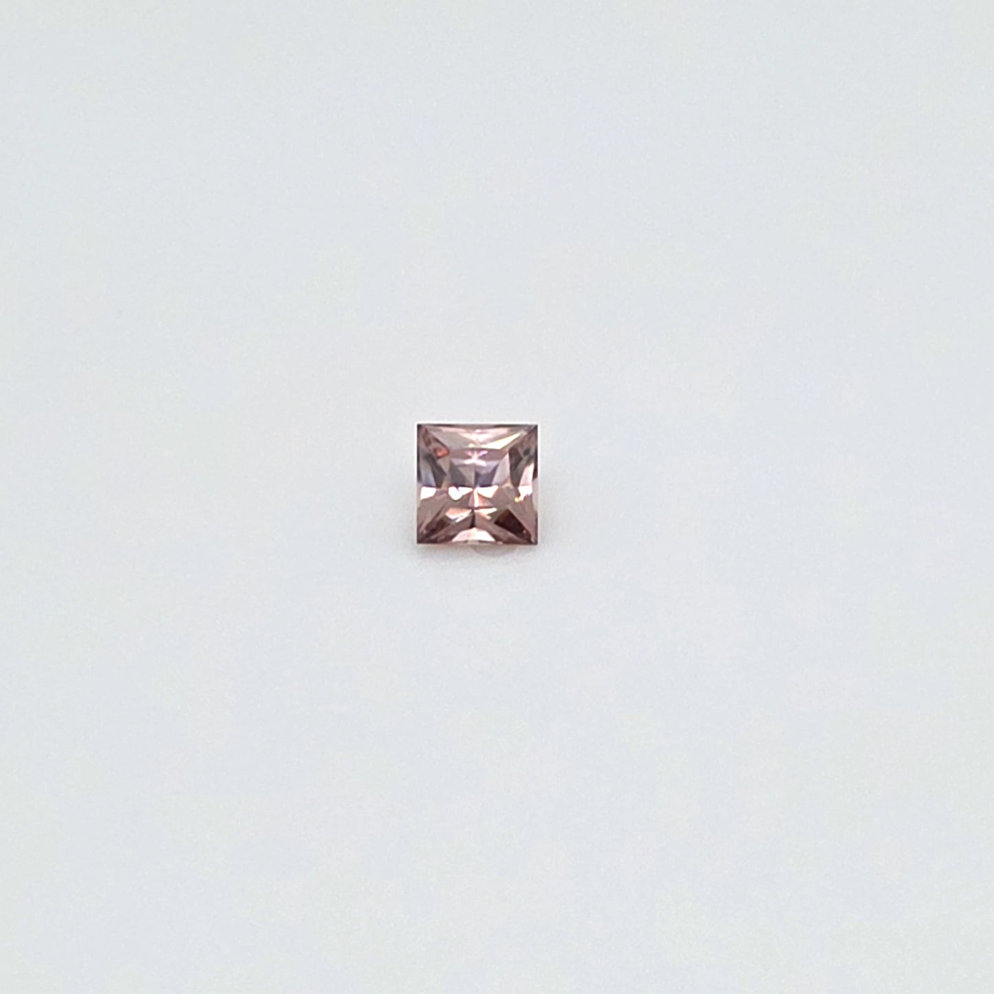 0.82 ct Australian Zircon Champagne Square Cut