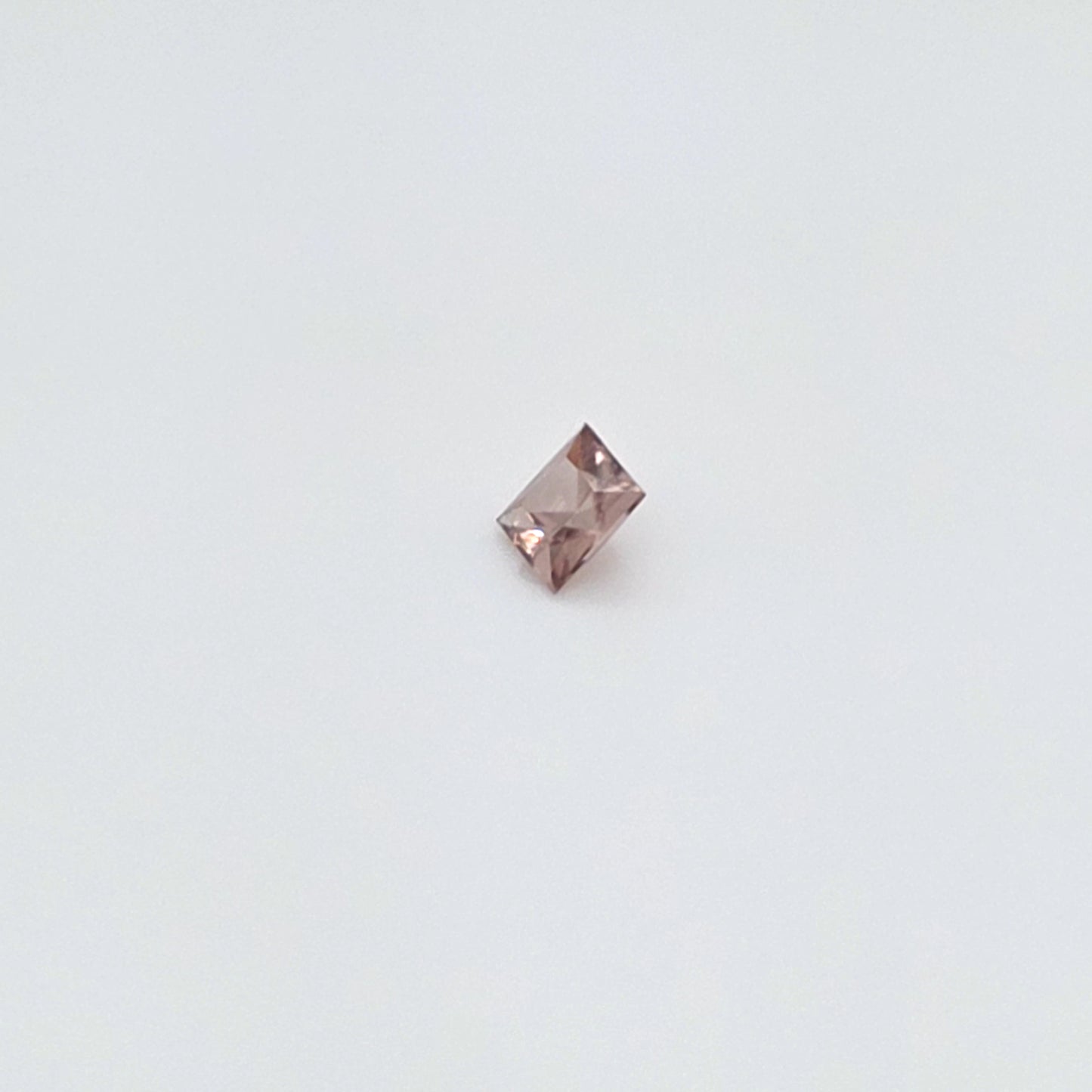 0.82 ct Australian Zircon Champagne Square Cut