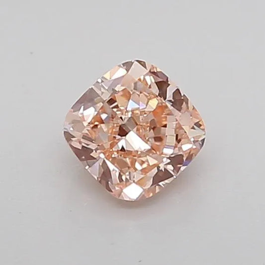 0.48ct Cushion brilliant Lab Grown Diamond (Fancy Intense Pink, Clarity VVS2, IGI)