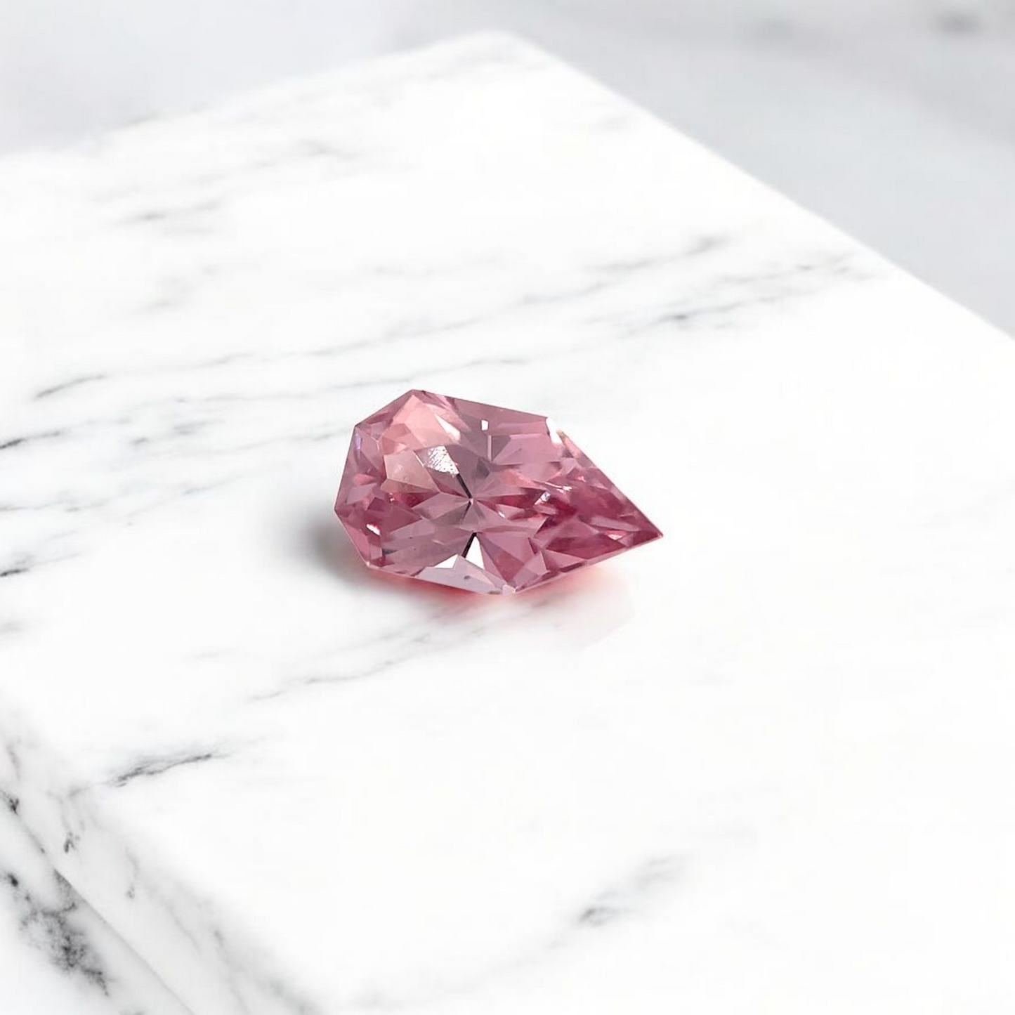0.91ct Pink Malaya Garnet Bullet Cut
