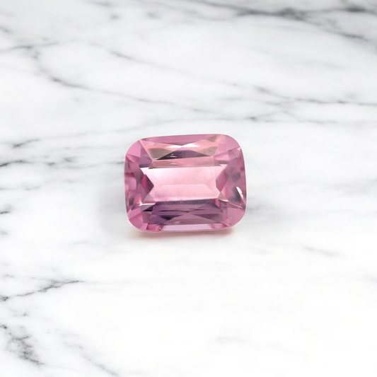 1.97ct Pink Malaya Garnet Cushion Cut