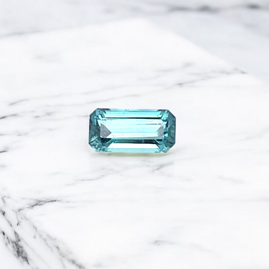Indicolite Tourmaline Emerald Cut 1.22ct