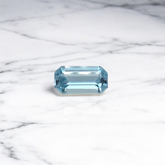 2.84ct Aquamarine Emerald Cut