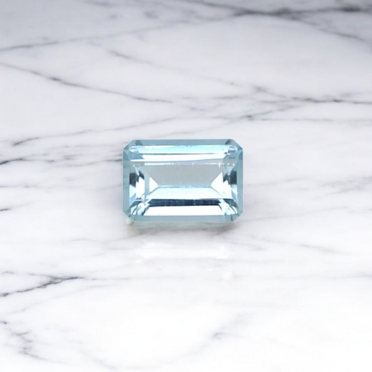 3.24ct Aquamarine Emerald Cut