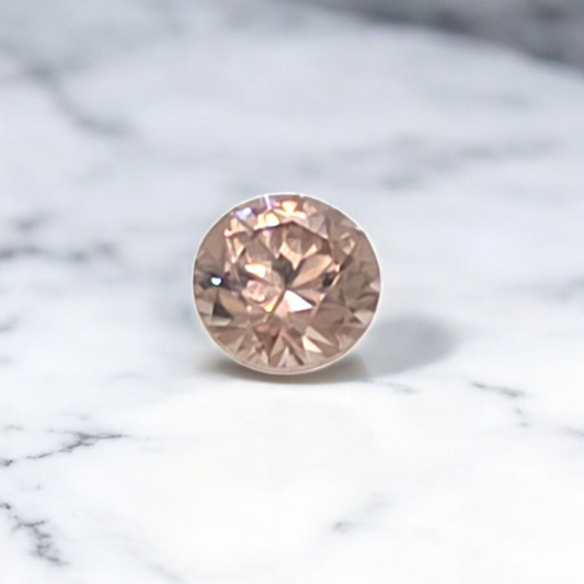 1.05ct  Australian Zircon Champagne Round Cut