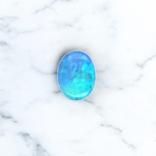 1.56ct Australian Opal Doublet Cooper Pedy Oval Cut