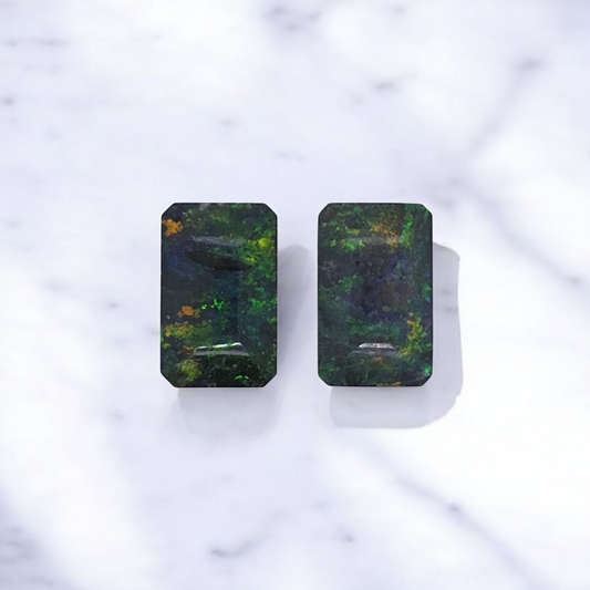 17.10ct Australian Opal Matrix Andamooka Pair