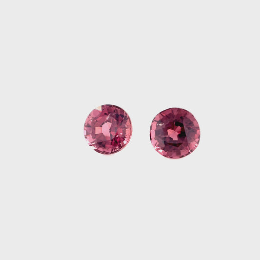 Reddish Purple Round Cut Spinel 5.00mm