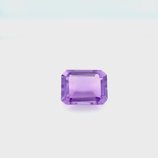 Amethyst Emerald Cut 9 x 7mm
