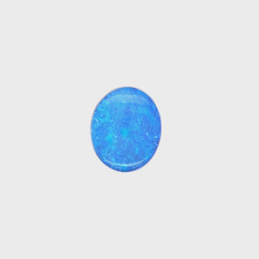 3.07ct Australian Opal Doublet Coober Pedy Oval Cut